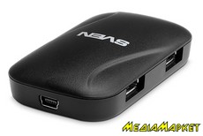 HB-011 black (SVEN)  USB SVEN HB-011 black 4- ,   1.2 , 